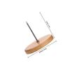 VALICLUD 2-Pack Metal Receipt Holders with Wooden Base view 2