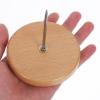 VALICLUD 2-Pack Metal Receipt Holders with Wooden Base view 4