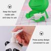 Cartoon Plastic Shampoo Bottles, Refillable, Wide Opening view 3