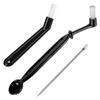 Remingtape Coffee Machine Cleaning Brush Set for Espresso Machines, Pack of 3, Black view 1
