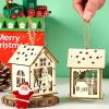 Festival Wooden House Decoration view 4