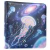 DIY Blue Jellyfish PU Leather Self-Adhesive Scrapbook view 1