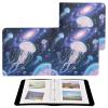 DIY Blue Jellyfish PU Leather Self-Adhesive Scrapbook view 2