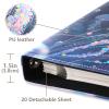 DIY Blue Jellyfish PU Leather Self-Adhesive Scrapbook view 4