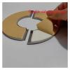 Stainless Steel Pipe Wall Cover, 140 x 51 mm view 3