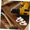 5-Piece Steel Belt Clip Hooks for Drill Drivers, Silver view 4