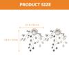 MAGICLULU Wedding Shoe Clips with Handmade Pearls and Rhinestones view 2