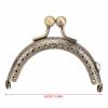 RIZGHWOY Metal Purse Frame, Retro Kiss Lock for Handbags, Antique Brass 6.5 cm view 2