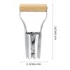 Toyvian Stainless Steel Transplanting Tool with Wooden Handle for Balcony and Garden, Random Style view 2