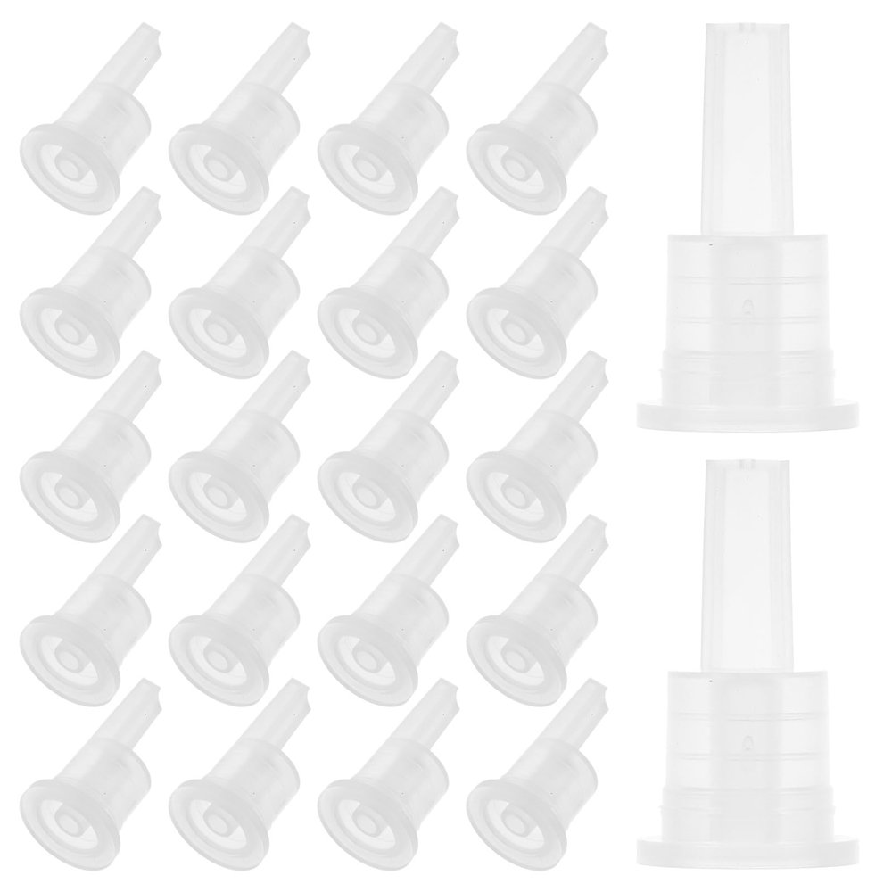 GALPADA 100 Aluminum Caps with Dropper Inserts for 5–100 mL Essential Oil Bottles