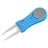 FOYTOKI Portable Golf Divot Repair Tool, Blue, Plastic and Stainless Steel view 1