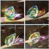 4 Crystal Hanging Ornaments, Rainbow Chandelier Prisms for Home and Garden view 3
