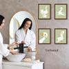 PRESSINART 4-Piece Funny Goose Bathroom Poster Set view 3