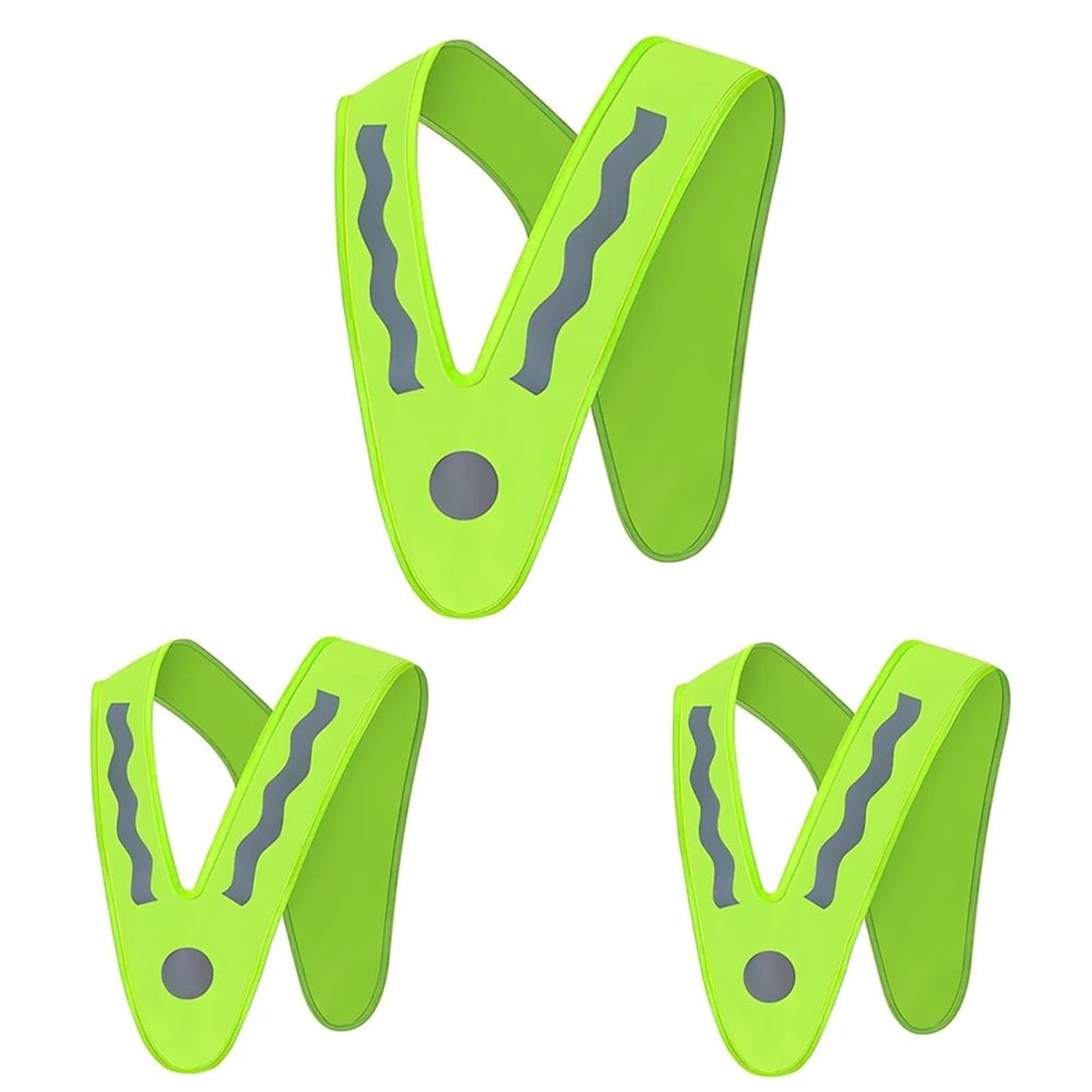 QRLKJHGFA Safety Vests with Reflective Strips, 1–5 pcs (3 pcs)