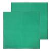 BRIGHTFUFU 2-Piece Green Square Mahjong Table Mats view 1