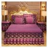 Luxury European-Style Bed Skirt, Blue, 1-Piece, 150 x 200 cm view 4
