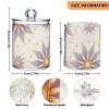 sanluoli Abstract Flower Purple and Gold Transparent Plastic Storage Organizer with Lid, 2-Pack view 2
