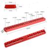 Red Short-Slot Dovetail Plate for Guide Mirror Telescope Accessories view 3