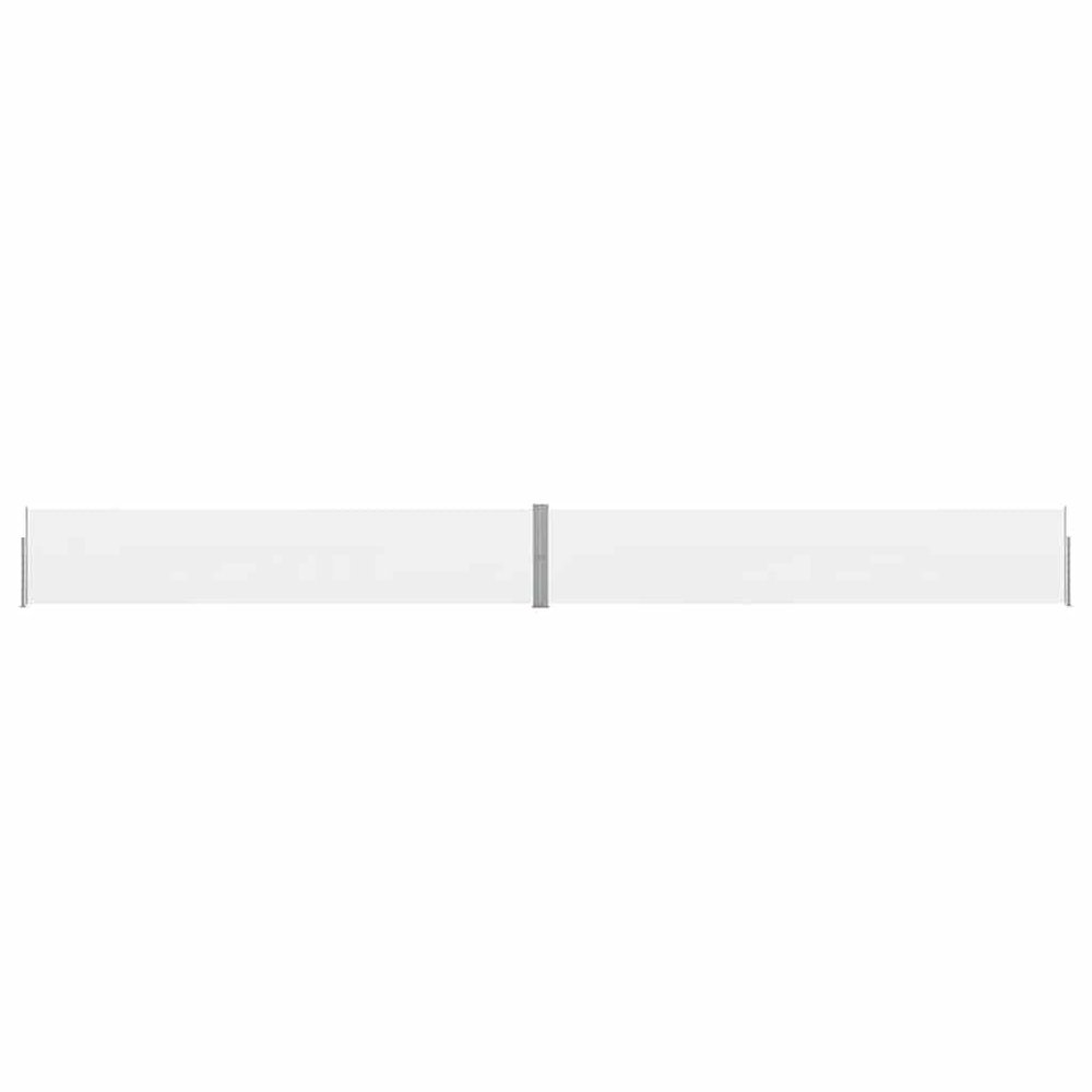 KKgypkn Retractable Double Side Awning 170 x 600 cm, Cream