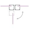 KKgypkn Retractable Double Side Awning 170 x 600 cm, Cream view 4