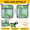 Parrot Palm Leaf Pattern Pot Holders, 2-Piece Set view 3
