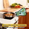 Parrot Palm Leaf Pattern Pot Holders, 2-Piece Set view 4