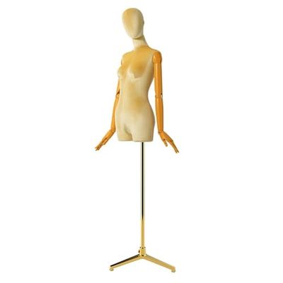 Mannequin with Rotating Joints and Removable Design for Clothing Draping, Studio Use