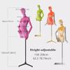 Mannequin with Rotating Joints and Removable Design for Clothing Draping, Studio Use view 2