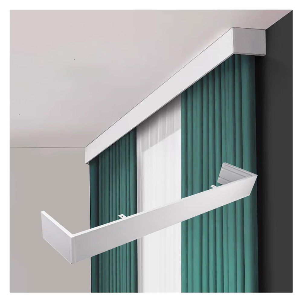 Hidden Aluminum Curtain Rod for Various Window Shapes