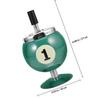DOITOOL Automatic Iron Ashtray with Billiard Design, Windproof and Portable, with Automatic Extinguishing Function view 2