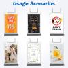 MAGICLULU PVC Menu Display Holder with Stable Base view 3