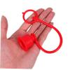Plastic Hydraulic Quick Coupling Dust Caps, Red, 2-Pack view 4