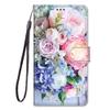 YKTO Printed Wallet Flip Case for Samsung Galaxy A57, Rose view 1
