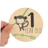 MAJORMENCH 7-Piece Baby Month Wooden Signs, Lightweight and Safe, Khaki, for Baby Photos and Baby Parties view 4
