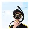 SEVEQIS Diving Tank, Snorkeling Underwater Rebreather, Portable Deep-Snorkeling Equipment (Black Head, Green Bottle) view 2