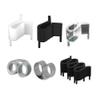 Durable Metallographic Specimen Holder Clips for Laboratory Analysis | Metal, Triangle, Transparent, and Row Holder Options (Round Metal, 50 pcs) view 3