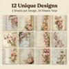 24 Sheets Scrapbooking Background Paper view 3