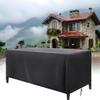 ZDLLDZ Waterproof Patio Furniture Cover 365 x 130 x 45 cm, 420D Oxford Fabric, Black/Silver view 1
