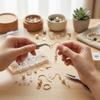 300-Piece DIY Earring Making Set (Gold) view 3