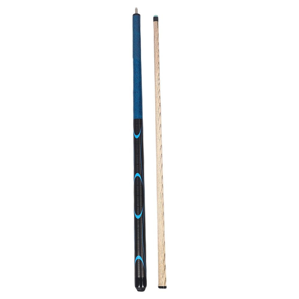 UMDHAIYI Pool Cue with 14 mm Tip, 2-Piece Ash Wood, 1.43 m