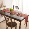 Tokusyou Vintage Boho Cotton Table Runner, Red, 33 x 200 cm view 4