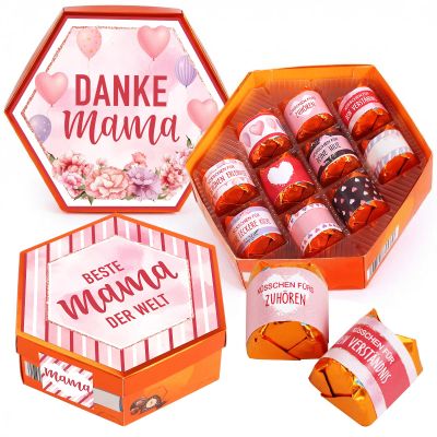 UNISUNSG 50 Chocolate Stickers for Mom