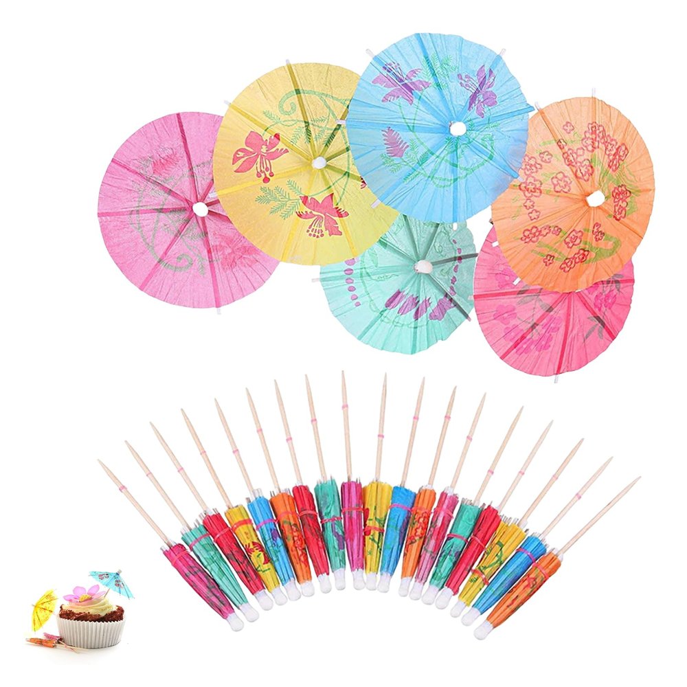 50-Piece Cocktail Umbrella Set