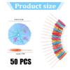 50-Piece Cocktail Umbrella Set view 2