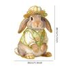 Cute Bunny Toilet Seat Sticker view 2