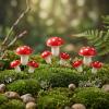 30 Mini Mushroom Decorations view 3