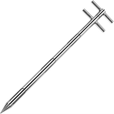 GJHGNFRDK Stainless Steel Soil Probe, Grain, Powder and Cement Thief Sampler, 25 mm × 150 cm