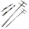 GJHGNFRDK Stainless Steel Soil Probe, Grain, Powder and Cement Thief Sampler, 25 mm × 150 cm view 3