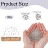 SOFPLATE 12/0 100g Silver Metallic Glass Seed Beads view 2