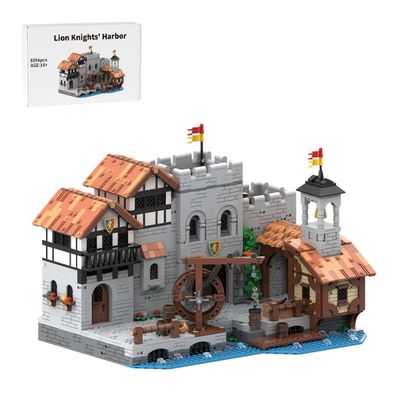Vectolbricks MOC Lion Knight Harbor Model, 3,094 Pieces